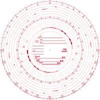  TACHOGRAPH CHARTS 140 KM/H